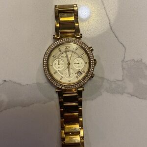 Michael Kors gold watch in great condition!